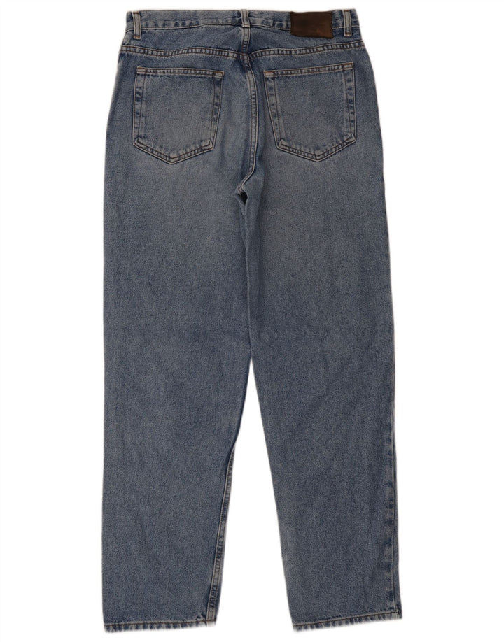Calvin Klein Herren Straight Jeans W33 L31 Blaue Baumwolle