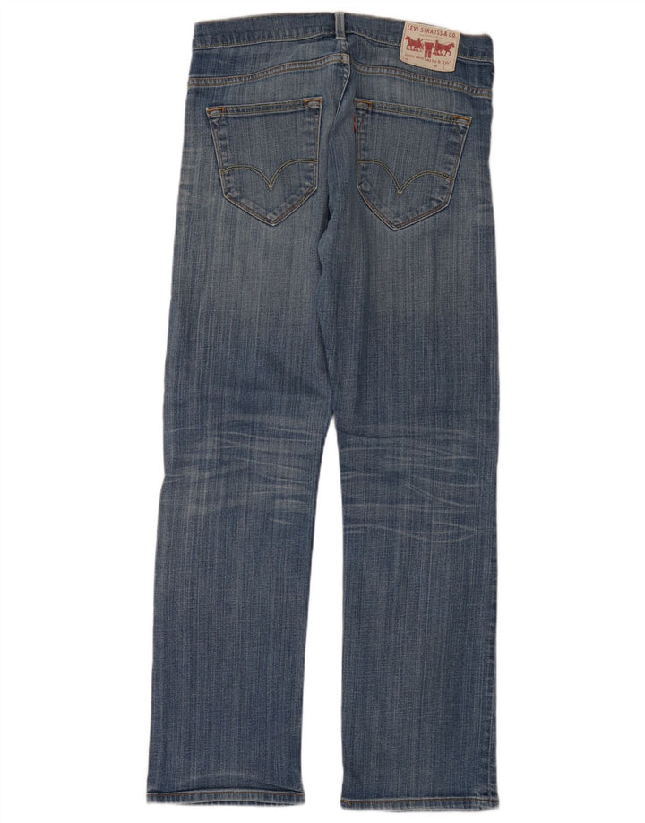 Levi's Herren Straight Jeans W32 L32 Blaue Baumwolle