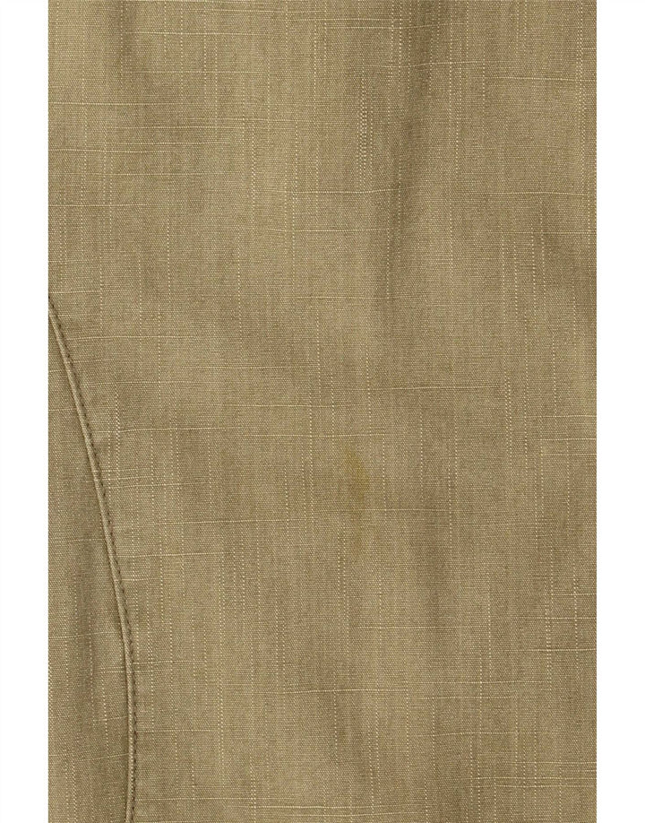 Weird Fish Herren-Bomberjacke mit Kapuze, UK 40, große Khaki-Baumwolle