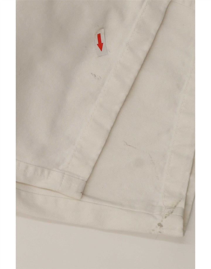 Gerade Cargohose für Damen von Zara, EU 42, Größe L, W32, L32, Weiß