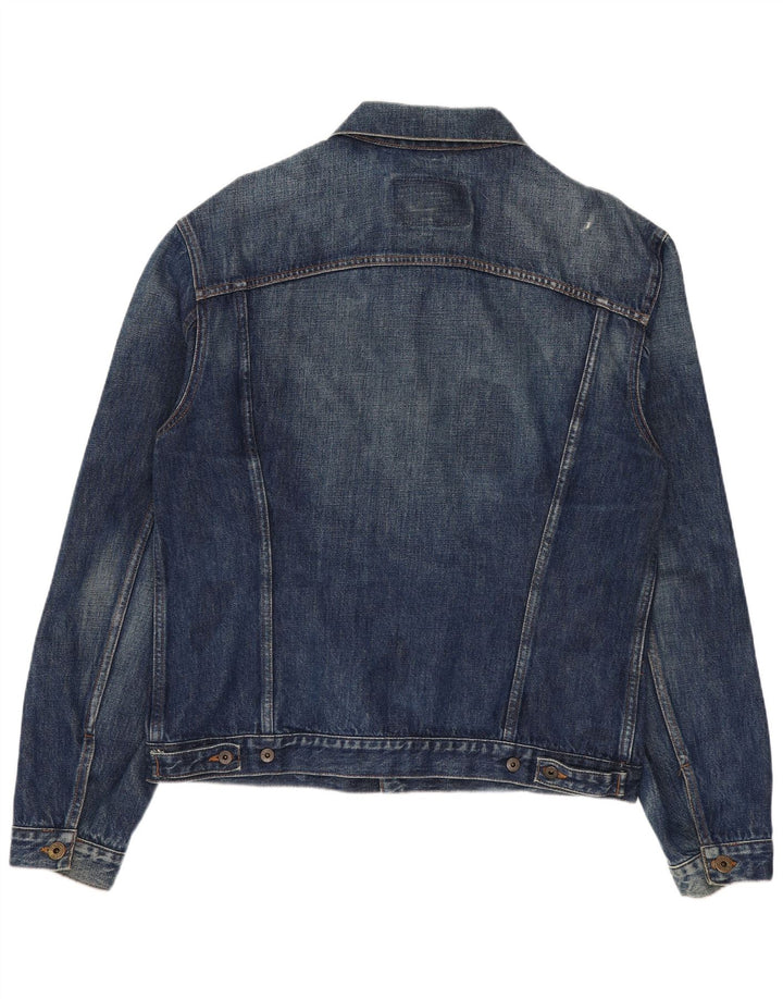 MET Damen Jeansjacke UK 20 2XL Blaue Baumwolle