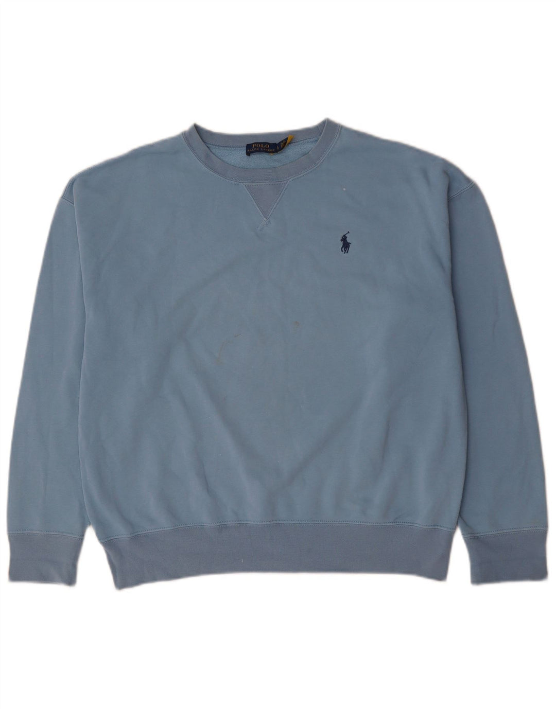 Übergroßer Sweatshirt-Pullover für Damen von Polo Ralph Lauren, Gr. 16, Blau