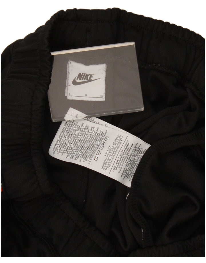 Nike Damen-Trainingshose mit Grafik, Jogginghose, Größe 40, Größe L, Schwarz, Polyester