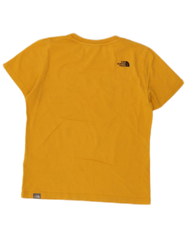 The North Face Jungen-T-Shirt mit Grafik, 11–12 Jahre, groß, gelbe Baumwolle
