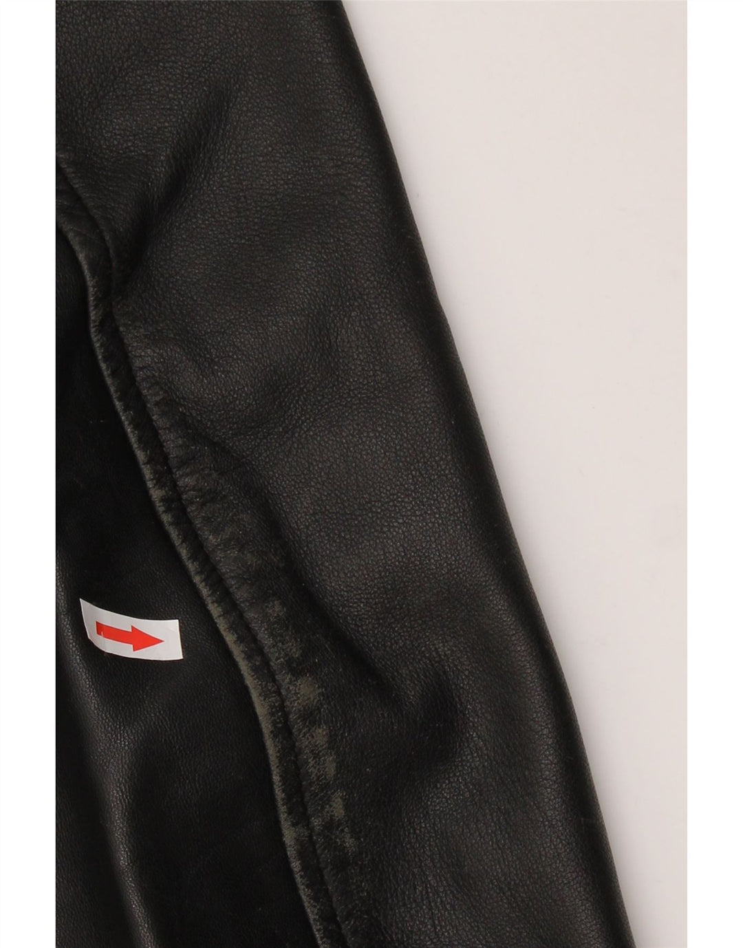 VINTAGE Herren Lederjacke UK 42 XL Schwarzes Leder