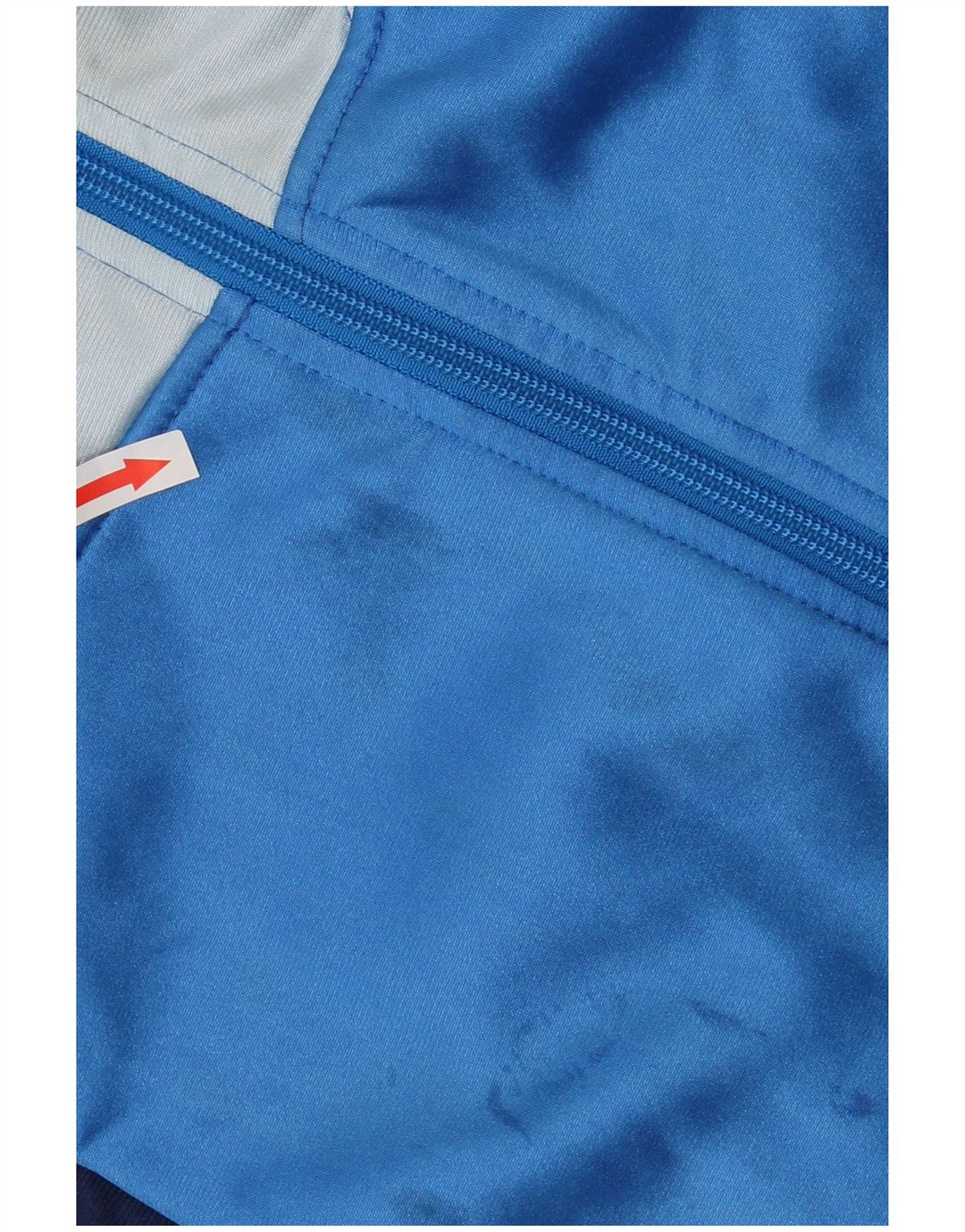 ASICS Herren Italia Graphic Trainingsanzug Top Jacke IT 54 XL Blau Farbblock