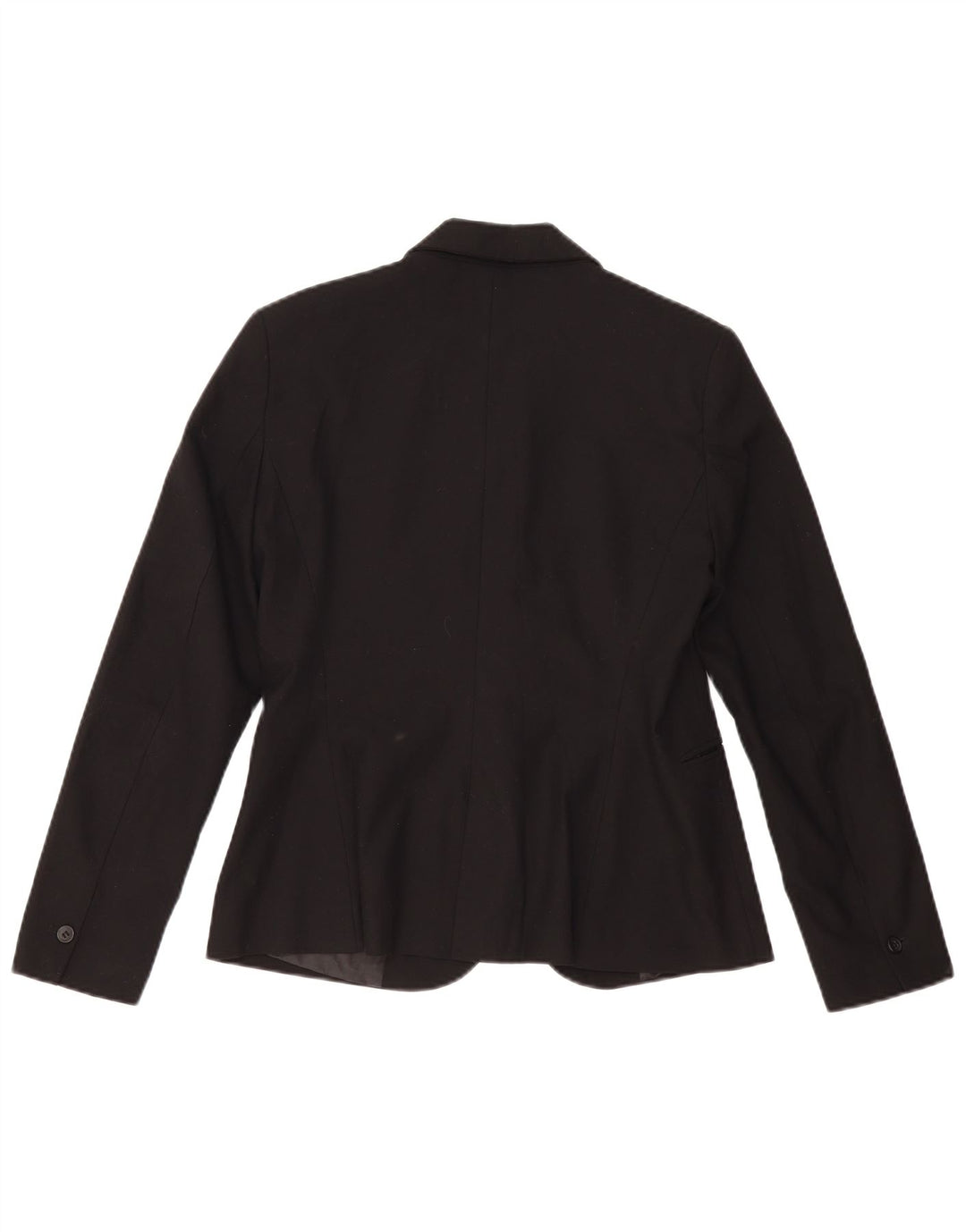 Zara Damen 1-Knopf-Blazerjacke EU 40 Mittelschwarz