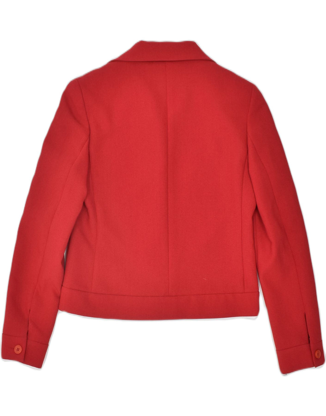 ECLIPSE Womens Bomber Jacket IT 40 Small Red Wool | Vintage | Thrift | Second-Hand | Used Clothing | Messina Hembry 