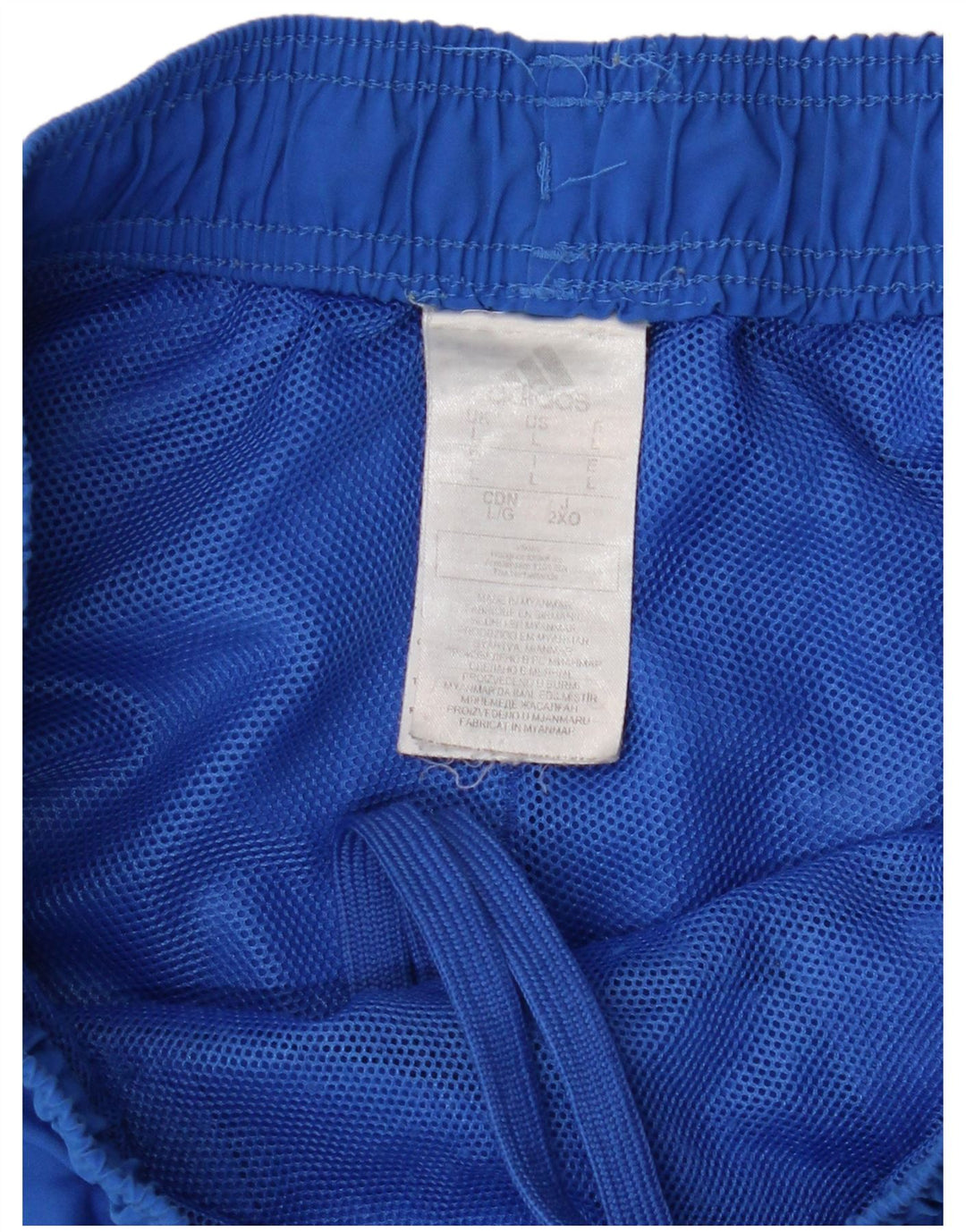 Adidas Herren-Badeshorts, groß, blau, Polyester