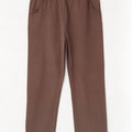 Ellesse Damen-Trainingshose, UK 12, mittelbraune Baumwolle