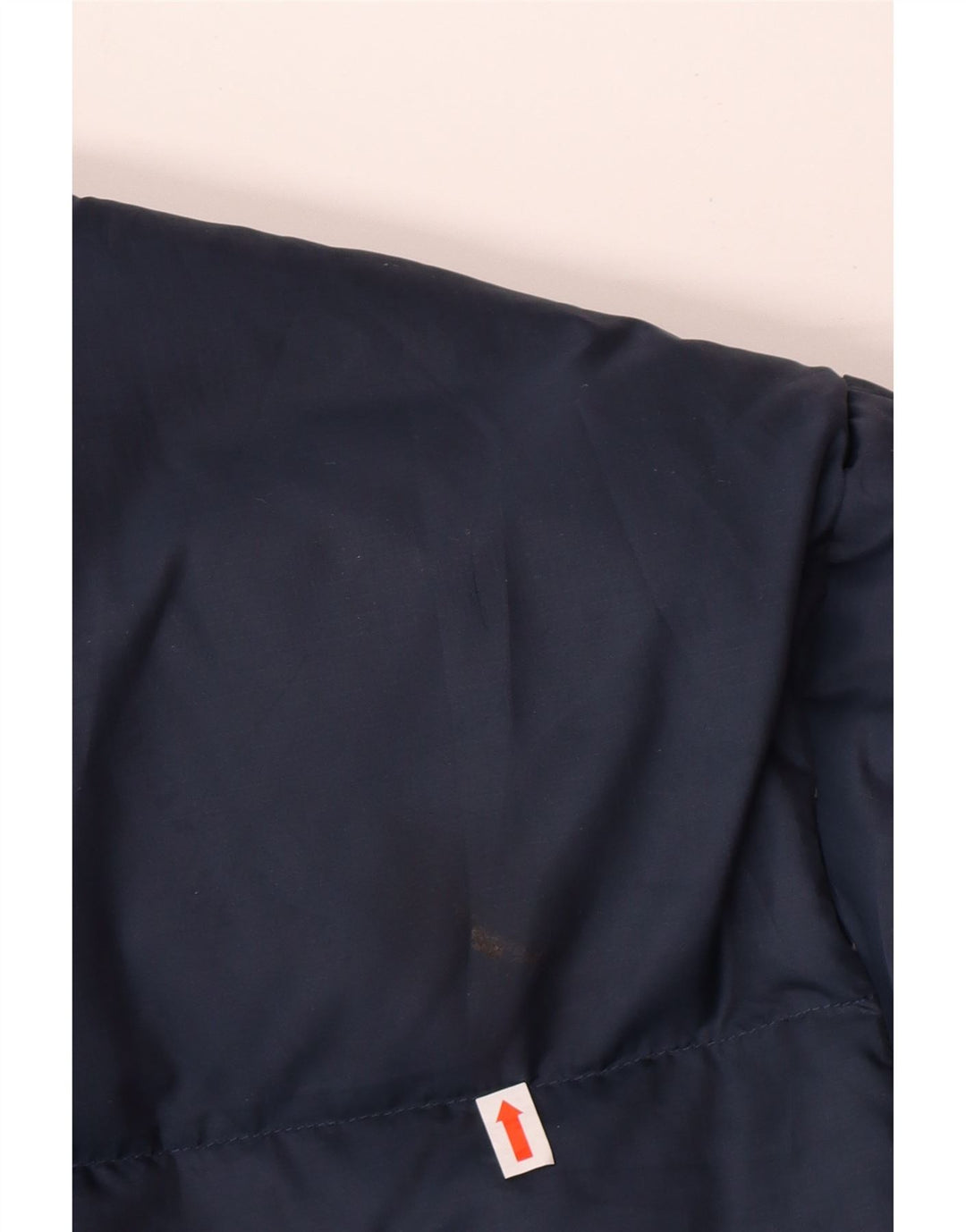 ADIDAS Mens Padded Jacket UK 38 Medium Navy Blue Polyamide