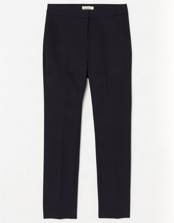 Zara Damen Slim Chino-Hose EU 40 Medium W30 L28 Marineblaue Baumwolle