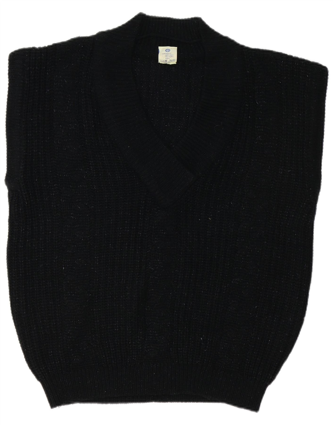 YESSICA Damen Weste Tank Top UK 16 Large Schwarz Acryl