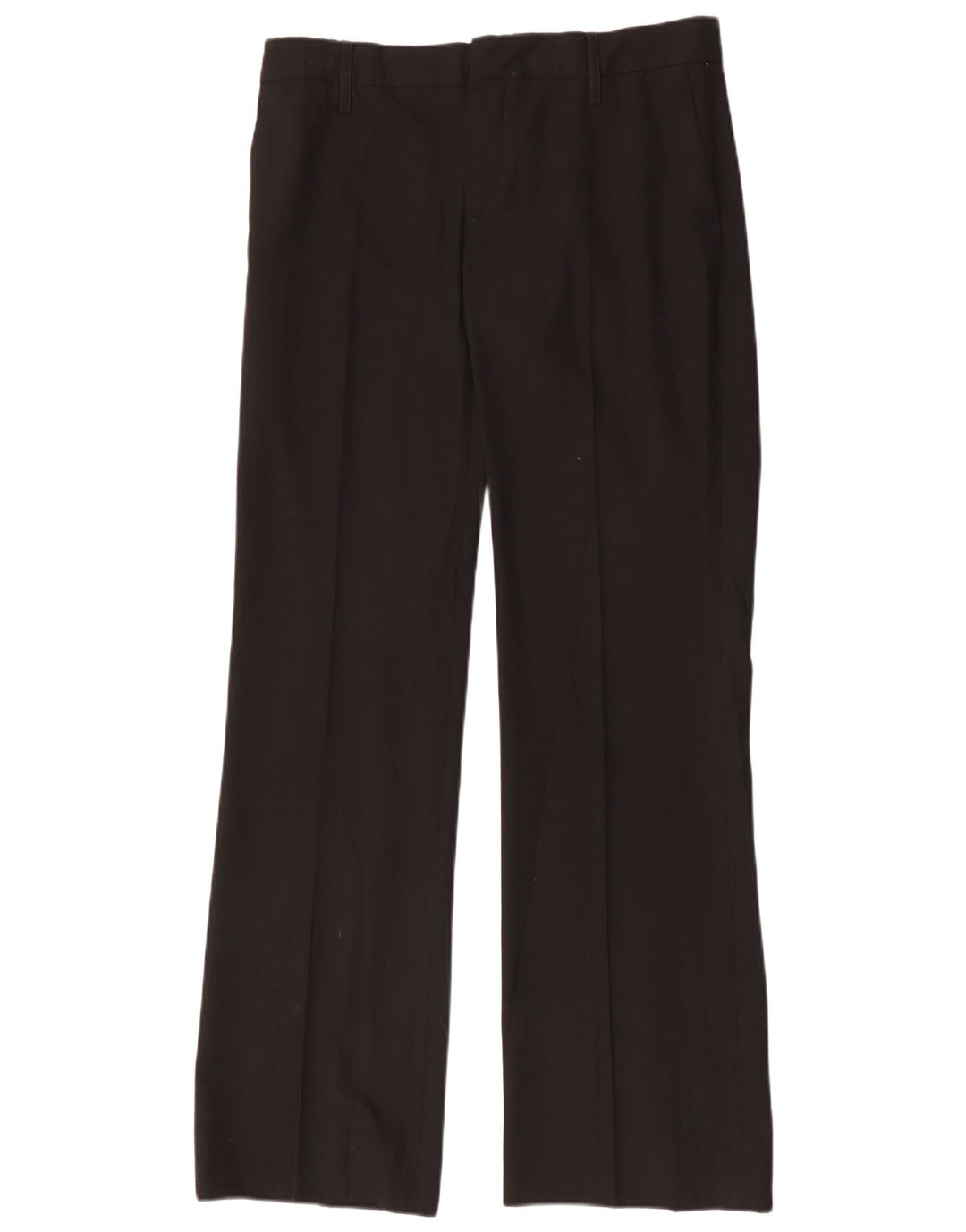Gerade Damen-Freizeithose von Zara, Größe L, W32, L33, Schwarz, Polyester