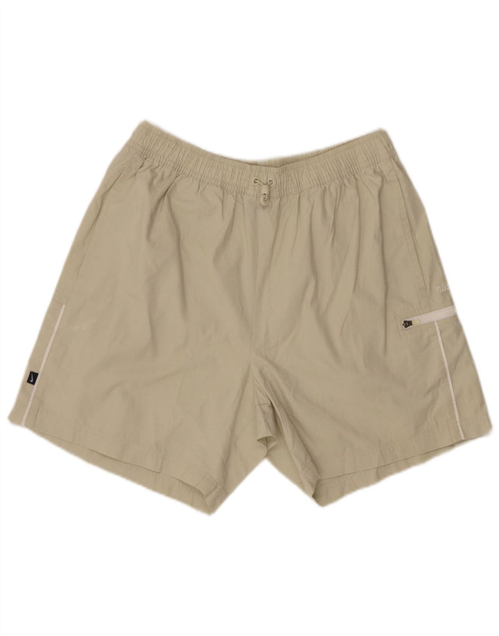 Nike Herren Sportshorts UK 39/41 Medium Beige Polyester