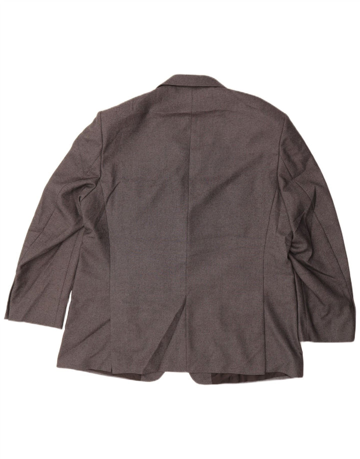 MARKS & SPENCER Herren-Blazer mit 2 Knöpfen, UK 46, XL, grau, Polyester