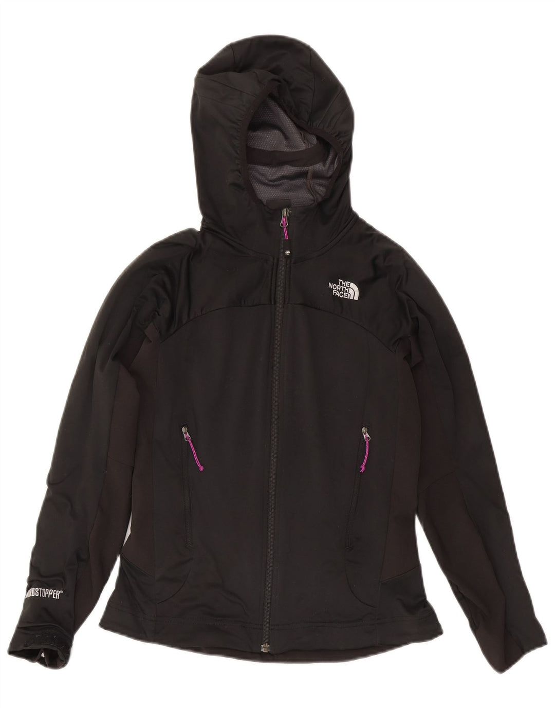 The North Face Damen-Trainingsanzug-Top-Jacke, UK 10, Größe S, Schwarz, Farbblock