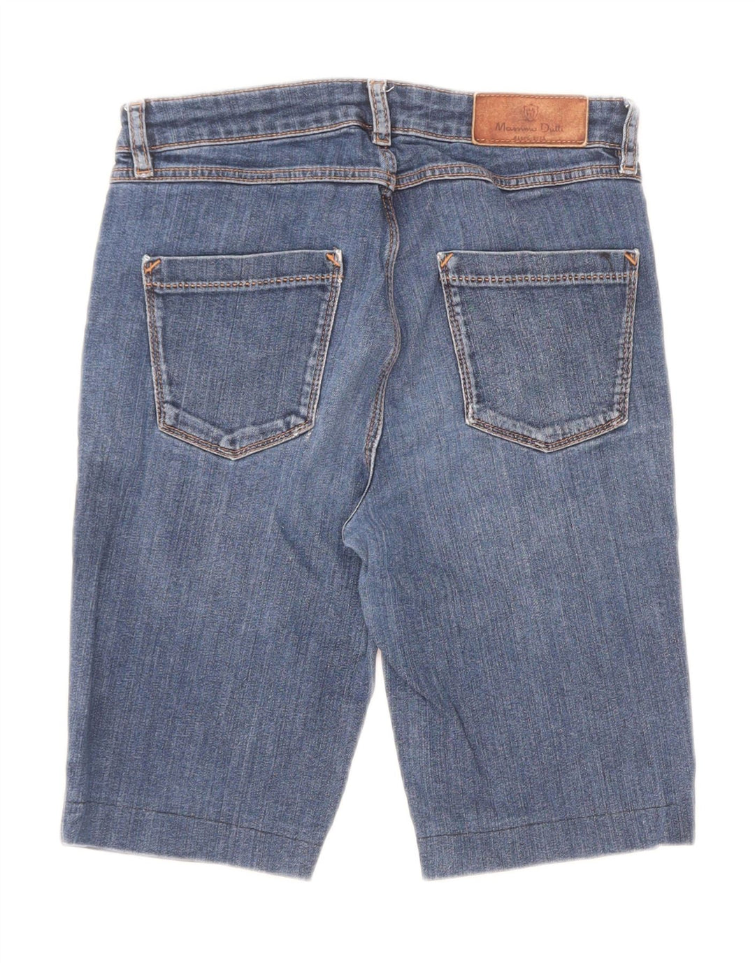 Massimo Dutti Damen-Jeansshorts mit normaler Passform, EU 36, XS, W26, Blau