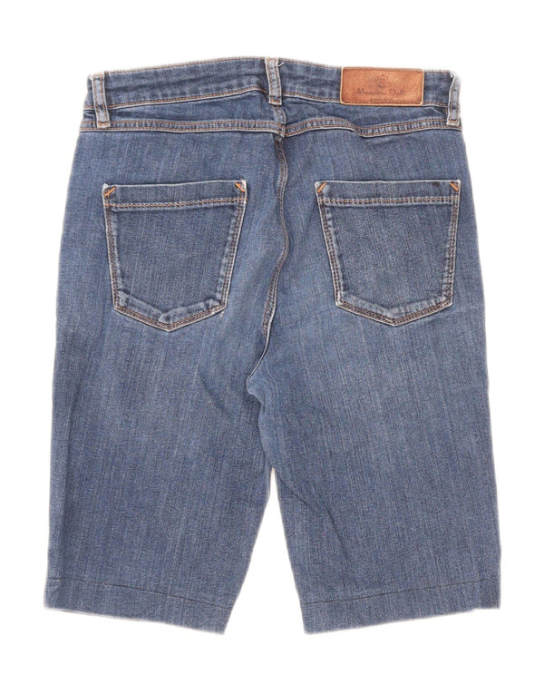 Massimo Dutti Damen-Jeansshorts mit normaler Passform, EU 36, XS, W26, Blau