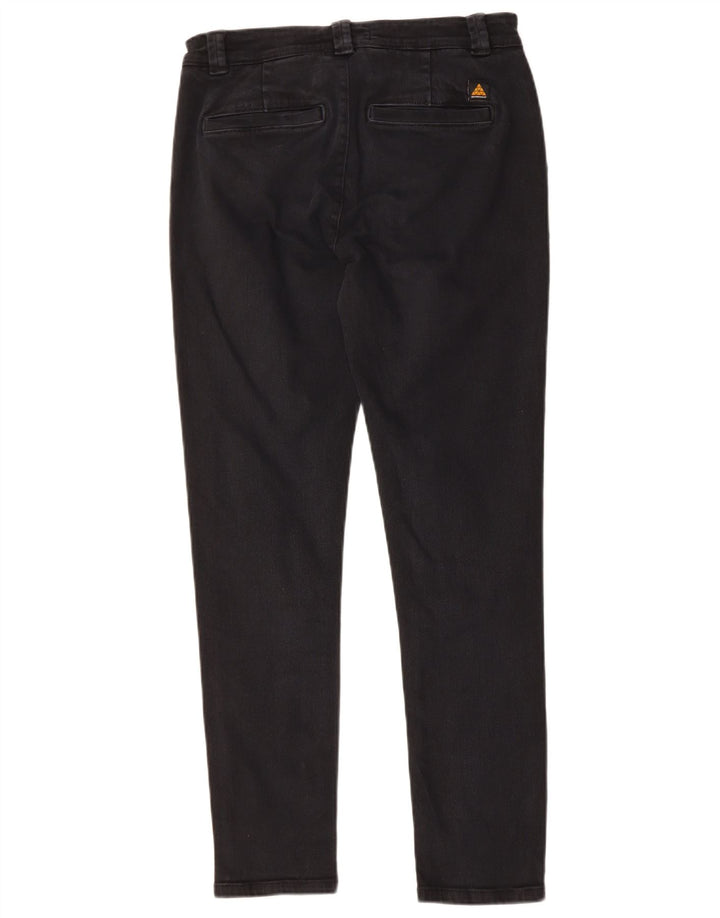 ZARA Mens Slim Chino Trousers EU 40 Medium W30 L29 Black