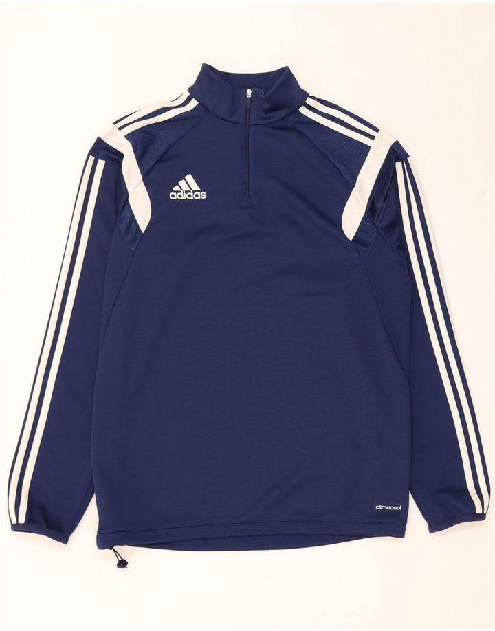 Adidas Herren Climacool Pullover-Trainingsanzug-Oberteil, mittelgroß, Marineblau, Farbblock