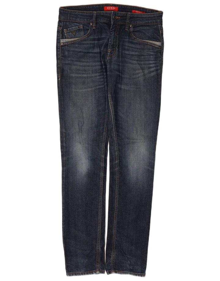 Guess Herren Super Skinny Jeans W33 L32 Blau