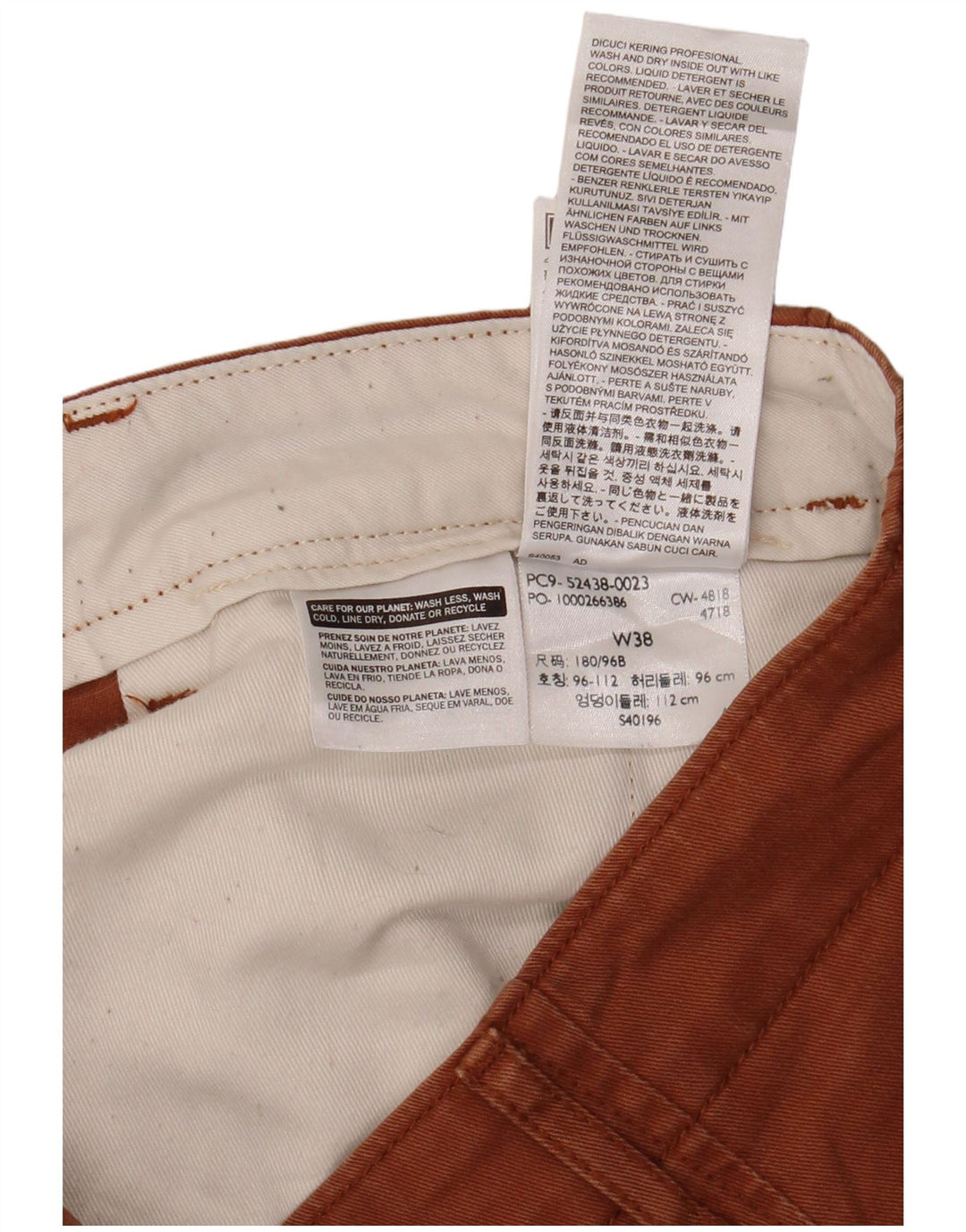 Levi's Herren Chinoshorts W38 XL Braune Baumwolle