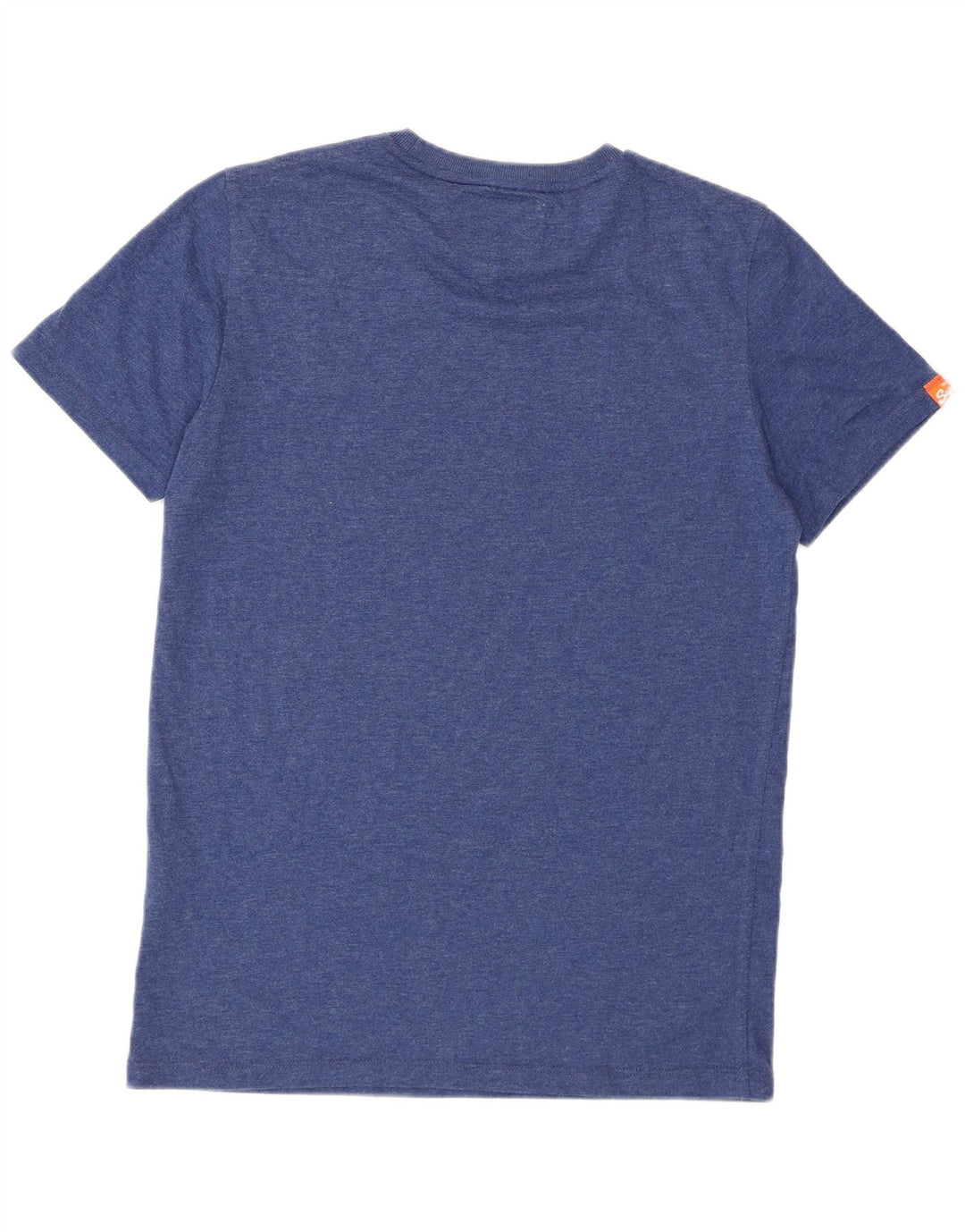 Superdry Herren T-Shirt-Oberteil aus mittelblauer Baumwolle