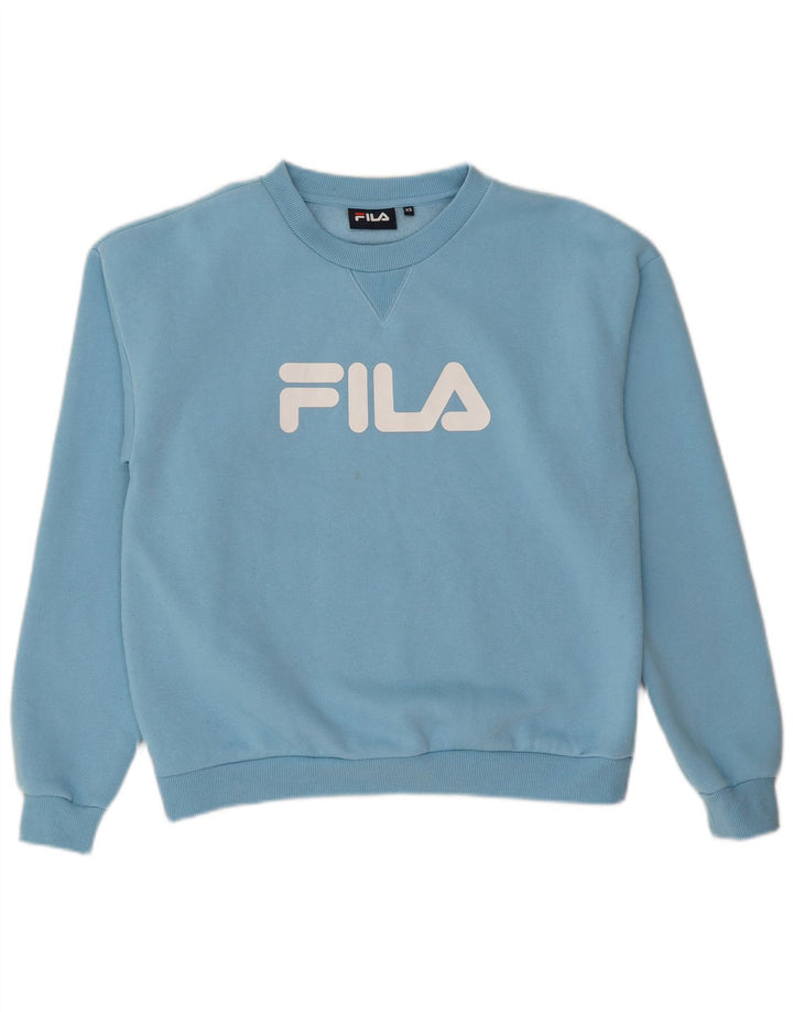 Fila Herren Grafik Sweatshirt Pullover XS Blau Polyester