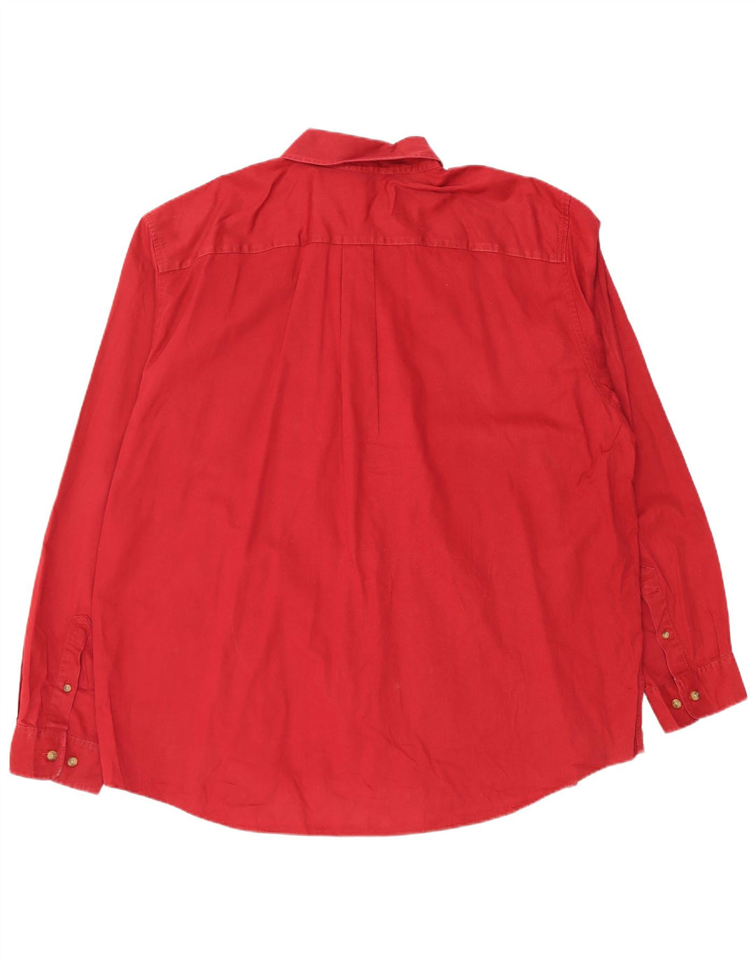 EDDIE BAUER Herrenhemd XL, rote Baumwolle