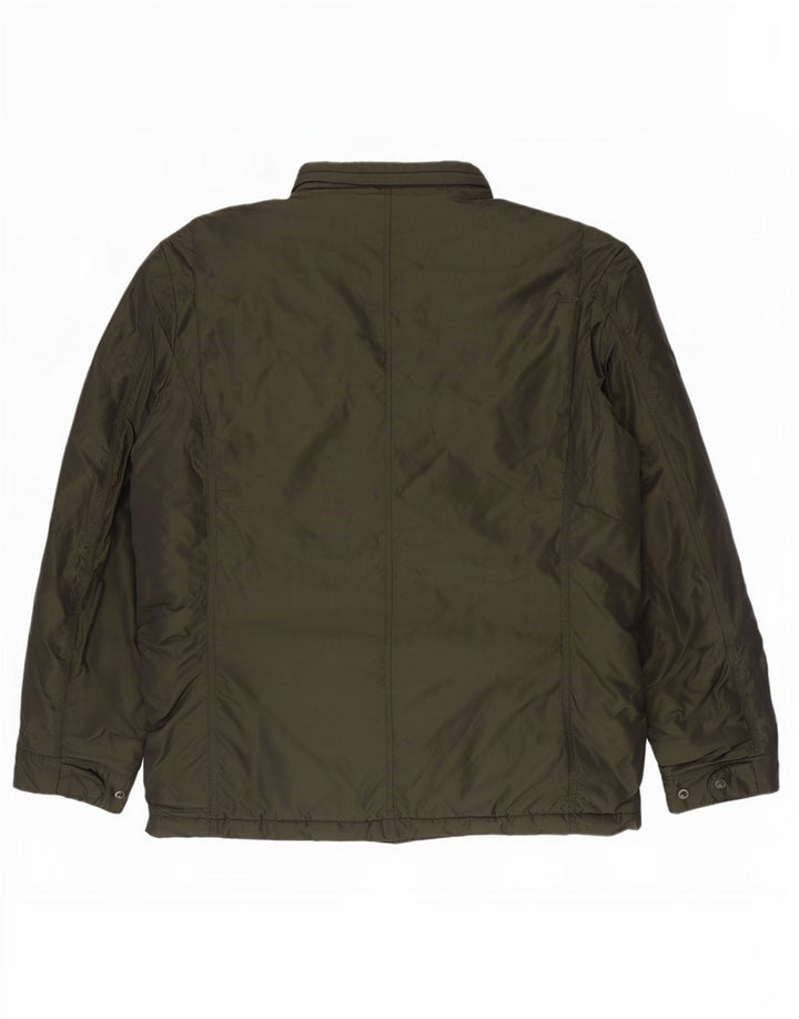 Tommy Hilfiger Herren-Militär-Utility-Jacke mit Kapuze, UK 38, mittleres Khaki