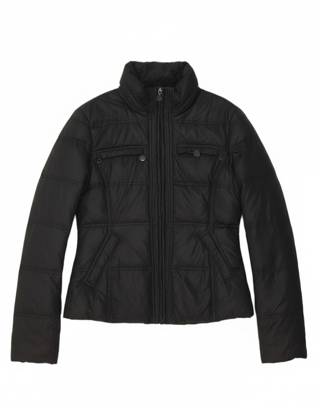 DACK'S Womens Padded Jacket IT 42 Medium Black Polyamide