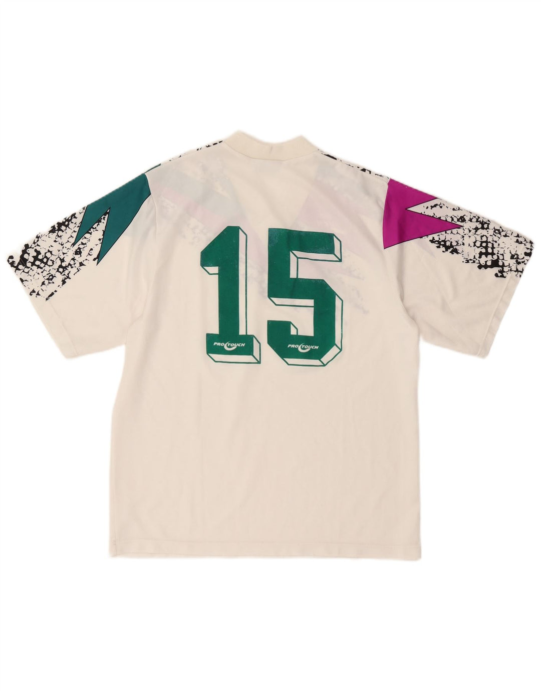 Pro Touch Herren-T-Shirt mit Grafik, groß, cremefarben, geometrisch, sportlich