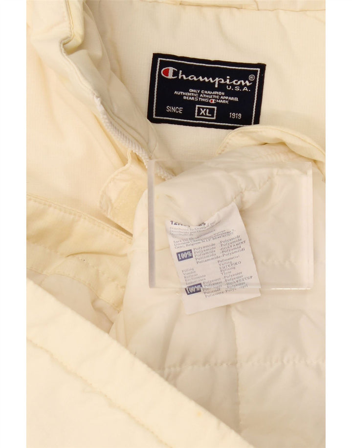 CHAMPION Damen Weste UK 18 XL Off White Polyamid