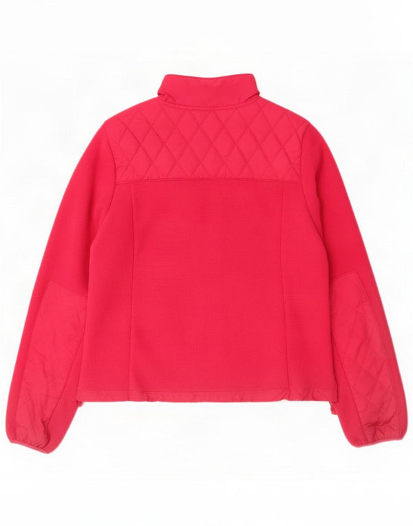 U.S. Polo Assn. Womens Fleece Jacket UK 18 XL Pink Polyester