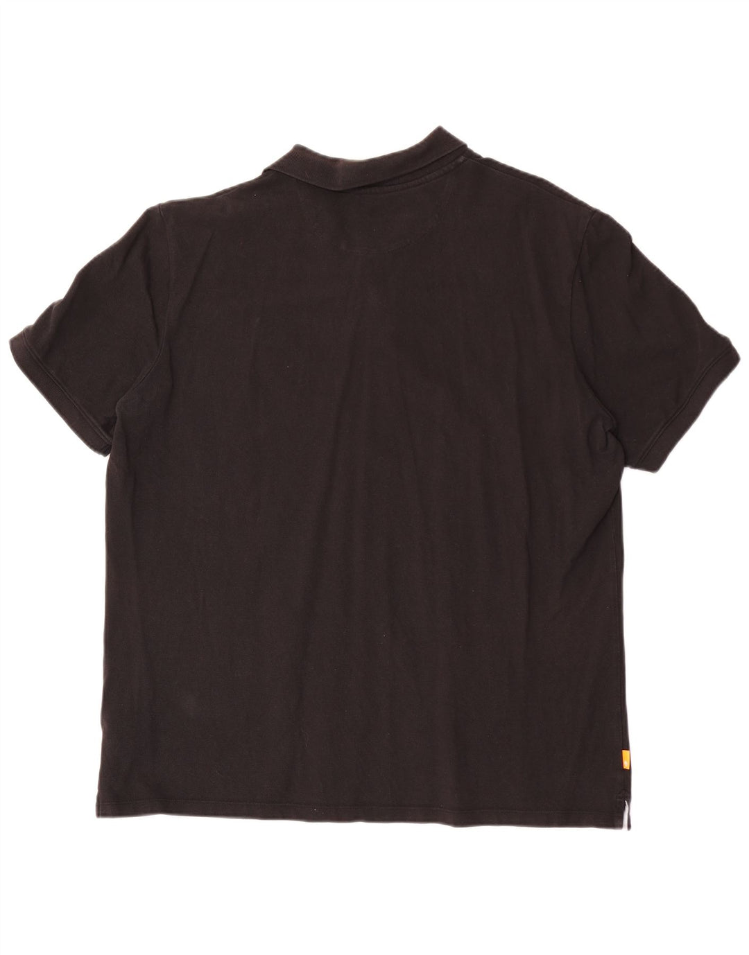 Timberland Herren-Poloshirt mit normaler Passform, 2XL, schwarze Baumwolle