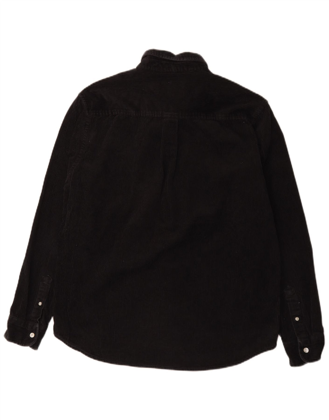 Carhartt Herren-Cordhemd aus mittelschwarzer Baumwolle