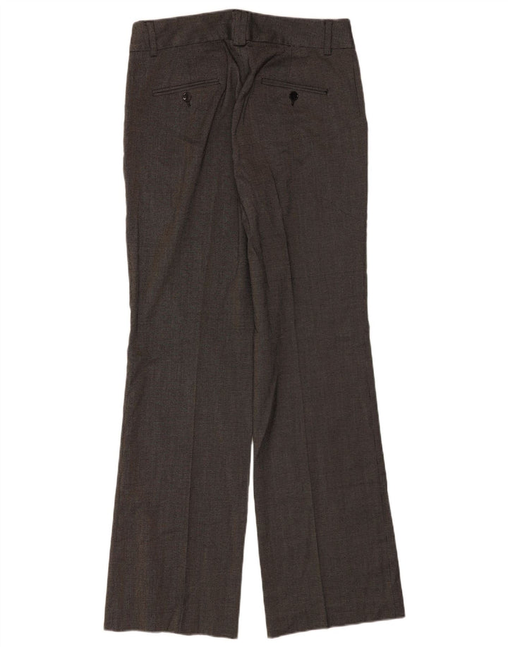 Zara Damen Bootcut Chino Hose EU 40 Medium W30 L32 Grau gepunktet
