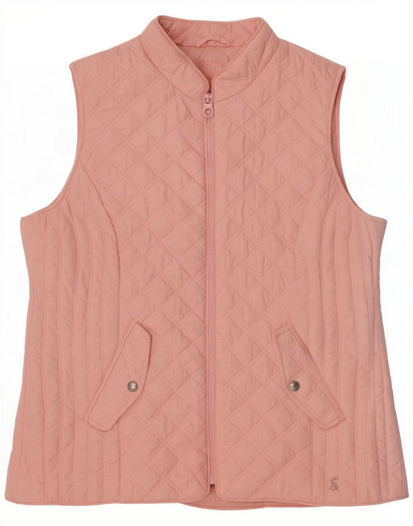 Joules Damen Steppweste UK 16 Large Pink Polyester