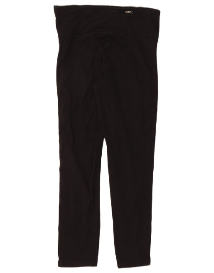 CHAMPION Damen Leggings UK 12 Medium Schwarz Polyester