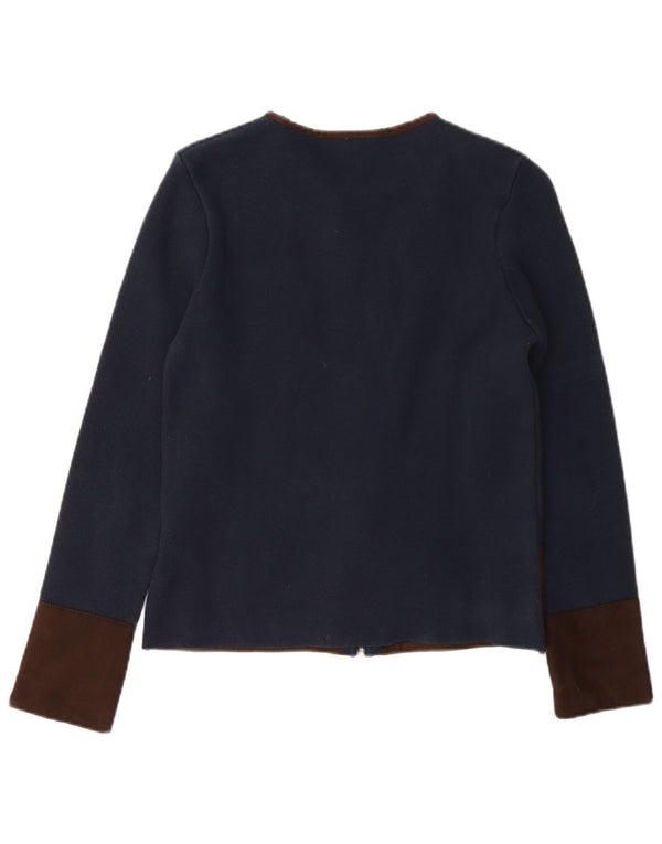 U.S. Polo Assn. Damen-Cardigan-Pullover UK 6 XS Marineblauer Farbblock