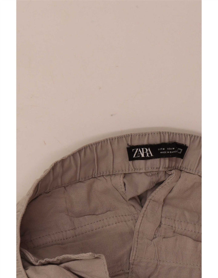 Zara Herren-Jogger-Cargohose, Größe M, W31, L26, Beige