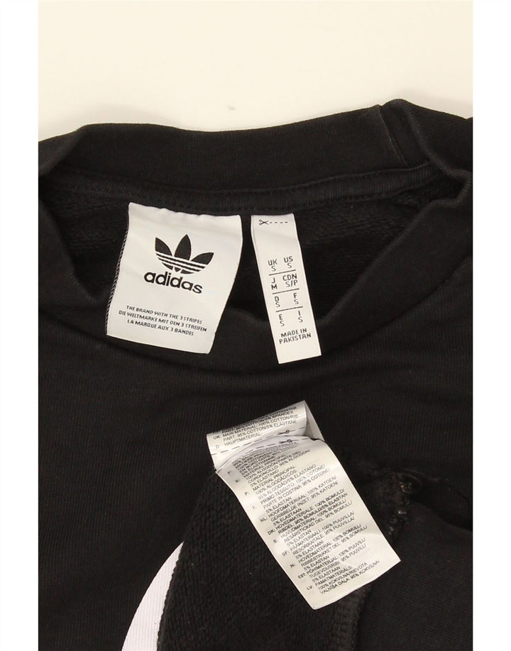 Adidas Herren Graphic Sweatshirt Pullover Small Schwarz Baumwolle