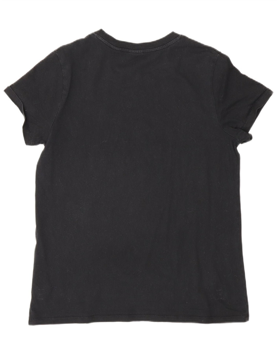 Levi's Damen T-Shirt Top UK 14 Medium Schwarz