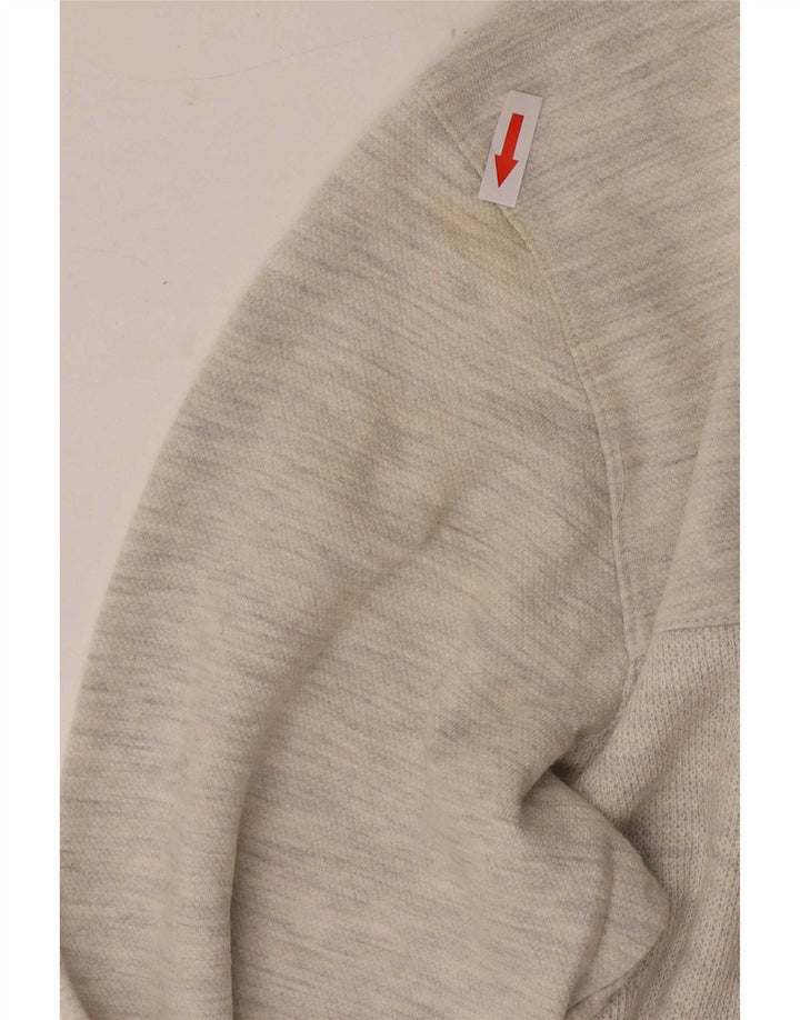 Rip Curl Herren-Pullover mit Rundhalsausschnitt, mittelgrau gefleckte Baumwolle