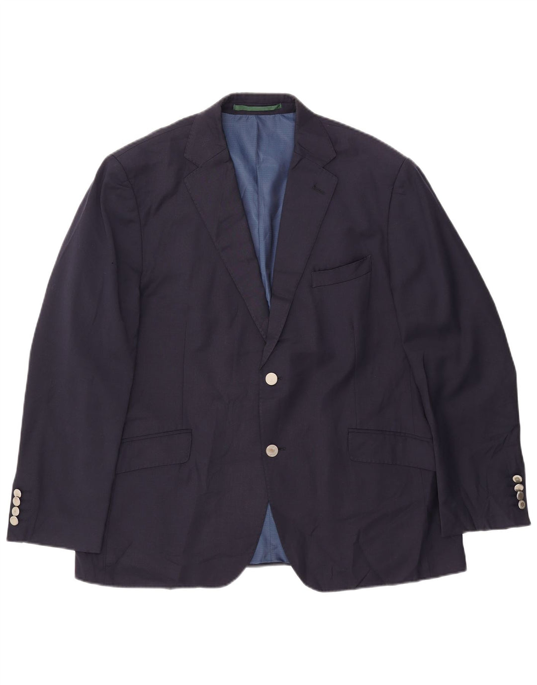 MARKS & SPENCER Herren-Blazer mit 2 Knöpfen, reguläre Passform, UK 42, XL, Marineblau