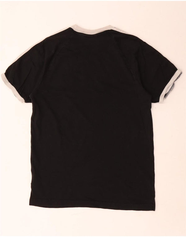 Adidas Herren T-Shirt Top Small Schwarz Baumwolle
