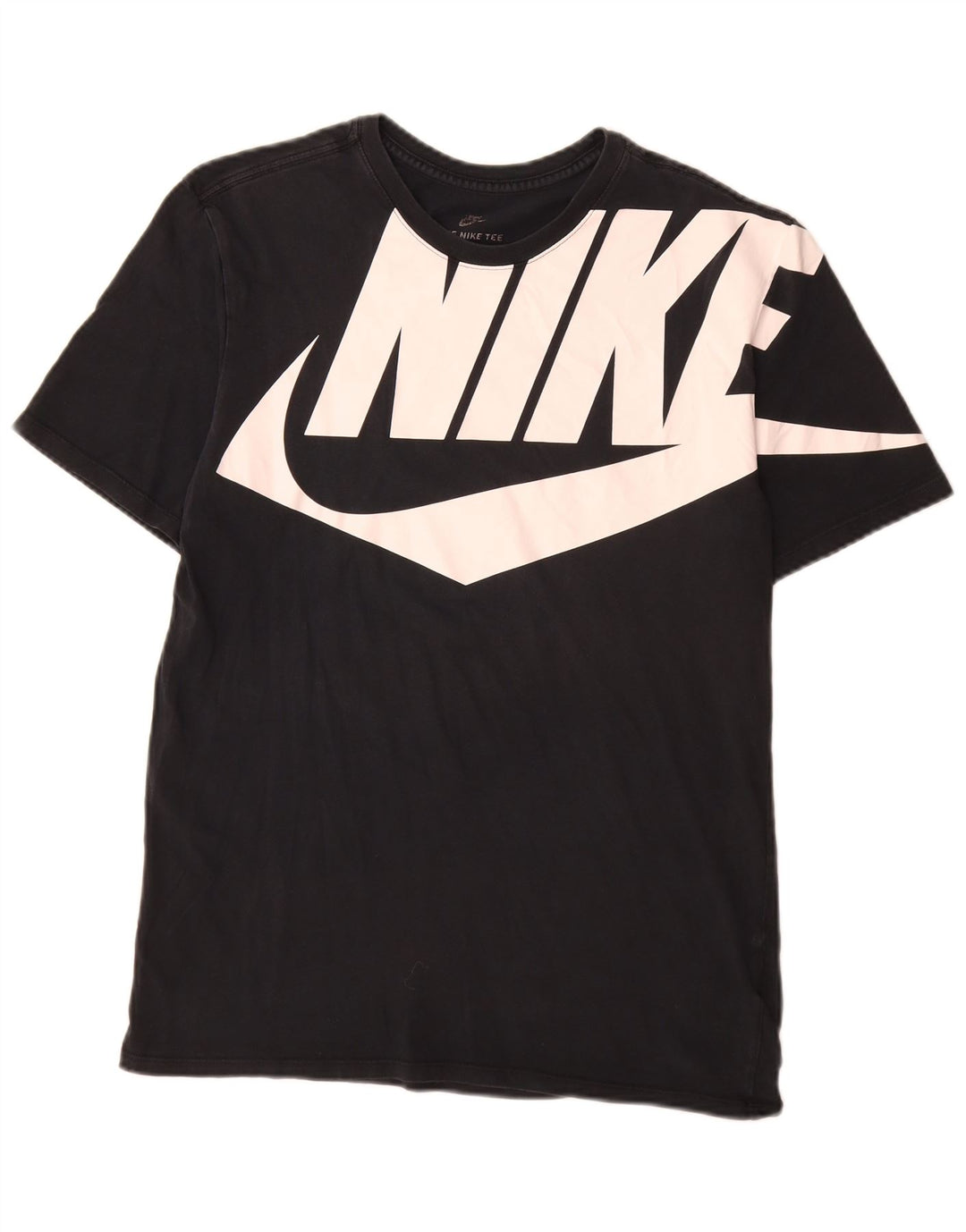 Nike Herren-T-Shirt mit Grafik, mittelgroß, schwarze Baumwolle