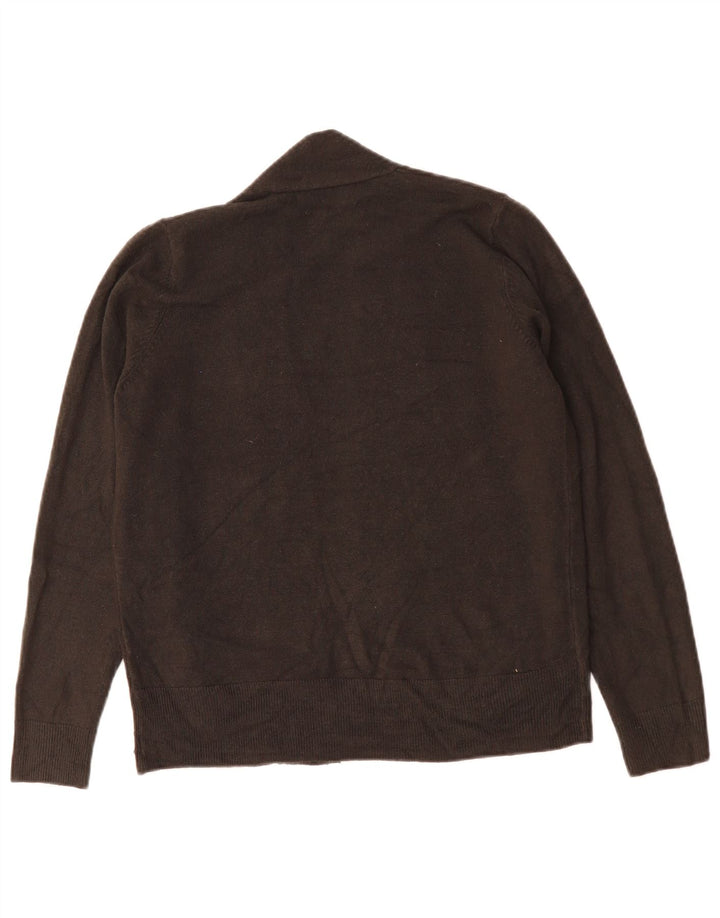 Marks & SPENCER Offener Damen-Cardigan, Gr. 14, Mittelschwarz, Acryl