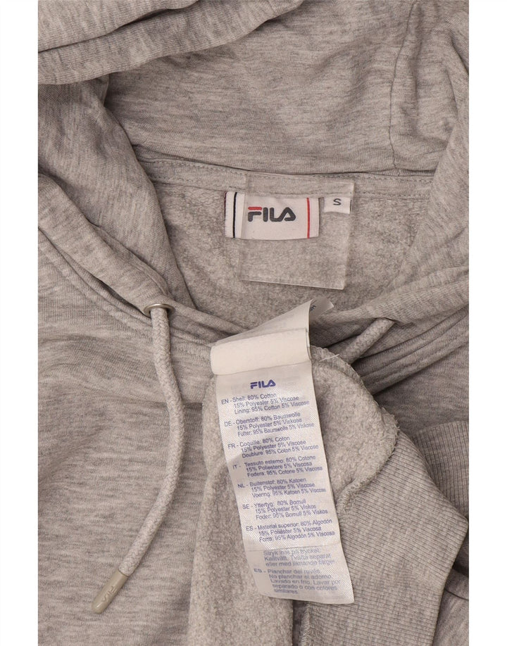 FILA Herren Kapuzenpullover, klein, graue Baumwolle